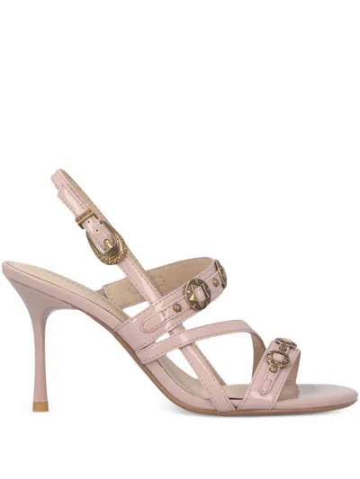 Pinko Studded-detail Strappy Sandals In Pink
