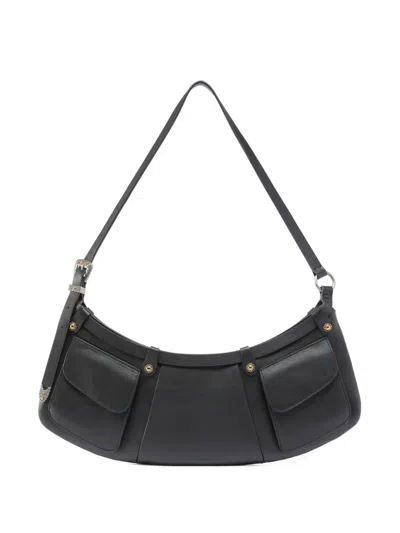 Pinko Pocket Body Large Shoulder Bag In Black