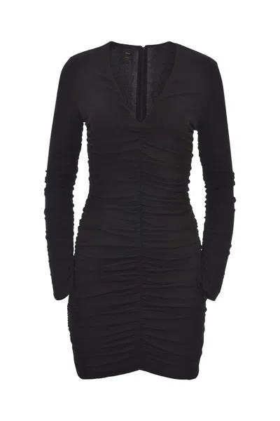 Pinko Stunning Mini Dress In Black