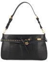 Pinko Mini Structured Studded Shoulder Bag In Black