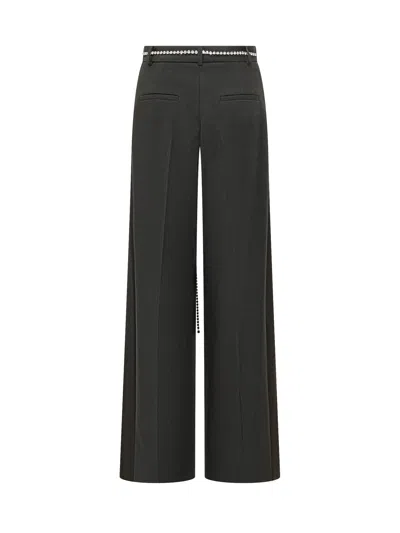Pinko Stylish Trousers For Spring/summer 2026 In Nero Limousine