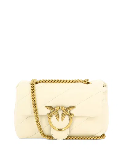 Pinko Stylish White Shoulder Handbag For Women