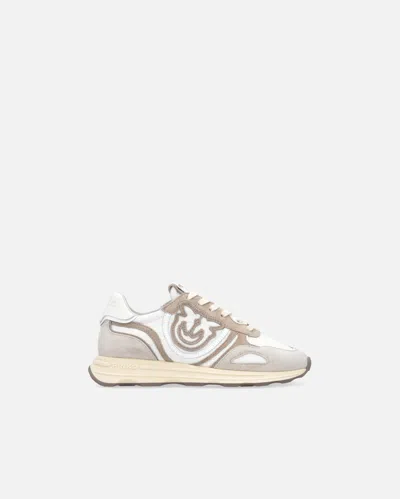PINKO BASKETS EN DAIM À LOGO