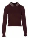 Pinko Ventotene Sweater In Red