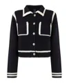 Pinko Cardigan With Contrasting Profiles