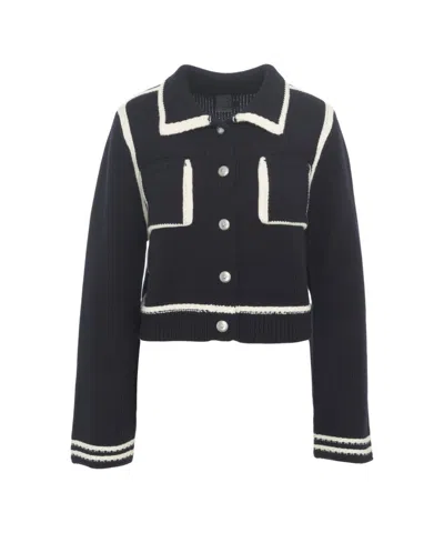 Pinko Sulcis' Knit Cardigan In Black