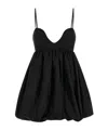 Pinko Spaghetti Strap Sweetheart Gathered Flare Dress In Black