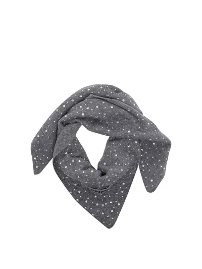 Pinko Svizzera Scarf In Gray