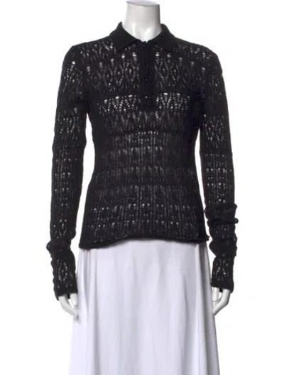 Pre-owned Pinko Sweater In Black