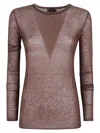 Pinko Sweater In Brown