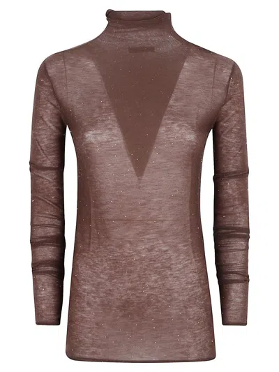 Pinko Sweater In Brown