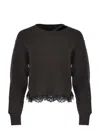 Pinko Sweater  Damigiana Made Of A Ribbed Wool Blend In Brown