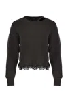 Pinko Sweater  Damigiana Made Of A Ribbed Wool Blend In Brown