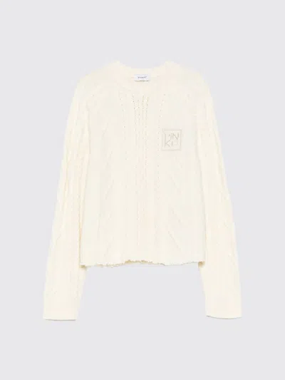 Pinko Sweater Kids Color Yellow Cream In Neutral