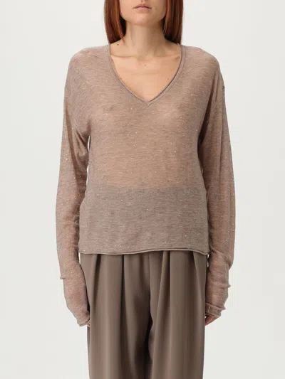 Pinko Sweater  Woman Color Beige In Brown