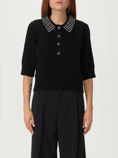 PINKO POLO SHIRT PINKO WOMAN COLOR BLACK,433744002