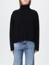 Pinko Falkland Wool And Cashmere Turtleneck Sweater In Black