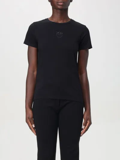 PINKO T-SHIRT PINKO WOMAN COLOR BLACK,F82958002