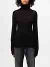 Pinko Slim-fit High-neck Sweater In Schwarz