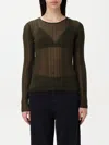 Pinko Sweater  Woman Color Green In Brown