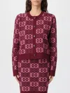 Pinko Sweater  Woman Color Violet In Animal Print