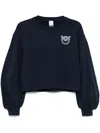 Pinko Embellished Love Birds Cropped Sweatshirt