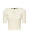 Pinko Ivory Tritone Sweater