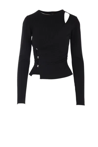 Pinko Sweaters In Black