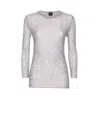 Pinko Pico Sweater In Gray