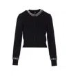 Pinko Spezzino Cardigan Blend Ws In Black