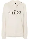 Pinko Bassani Hoodie In Beige