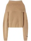 Pinko Sphynx Sweater In Beige