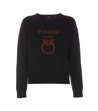 Pinko Sweaters In Black