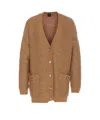 Pinko Sweaters In Brown