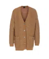 Pinko Sweaters In Brown