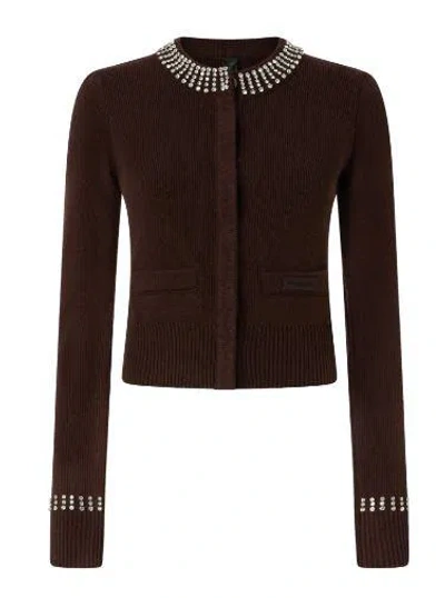 Pinko Sweaters In Brown