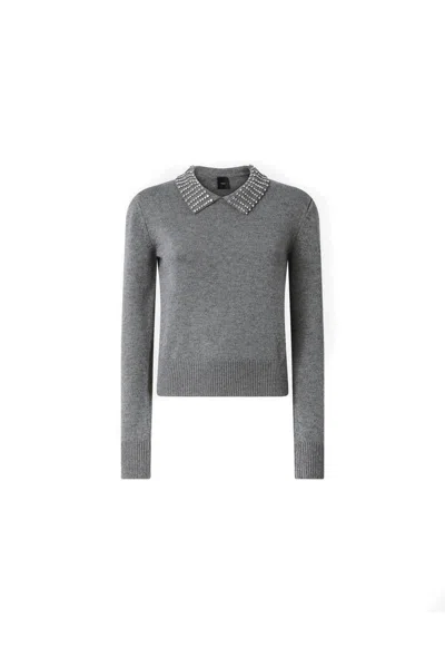 Pinko Sweaters In Brown