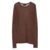 Pinko Sweaters Brown In Brown