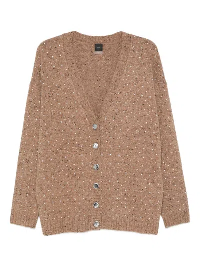 PINKO SWEATERS BROWN