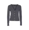 Pinko Grey Santorini Cardigan In Gray