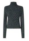 Pinko Knit Turtleneck With Cable Stitch In Gray