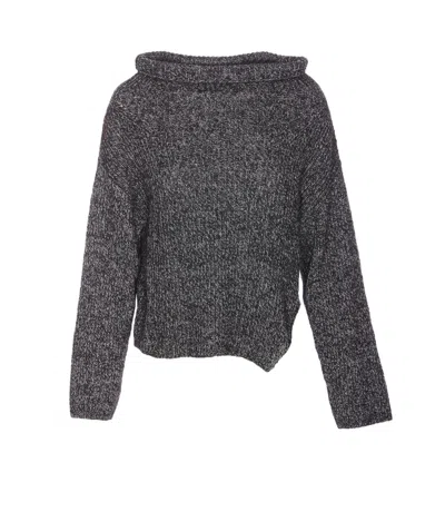 Pinko Sweaters In Grigio/nero/bianco