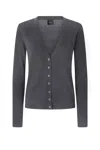 Pinko Boise Cardigan In Grey