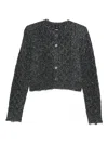 Pinko Sweaters Grgio Blu Verde In Gray