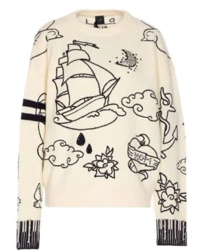 PINKO SWEATERS LIGHT AND NATURAL