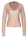 Pinko Sweaters Light And Natural In Neutral