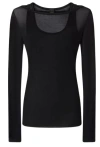 Pinko Light Gauze Long-sleeved Sweater In Multicolor