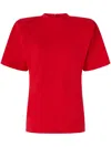 Pinko T-shirt À Manches Courtes Et Épaules Rembourrées In Multicolor