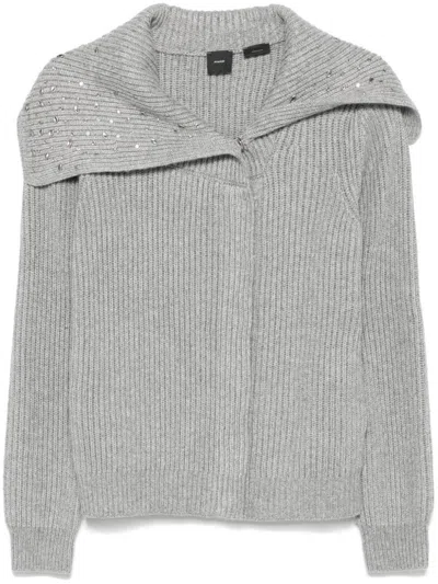 Pinko Sweaters In Grey