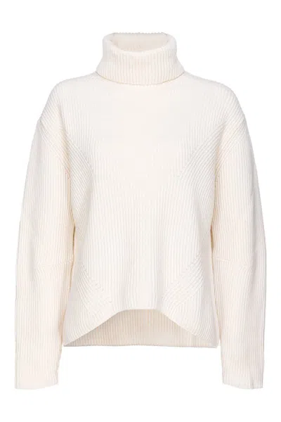 Pinko Roll-neck Sweater In White